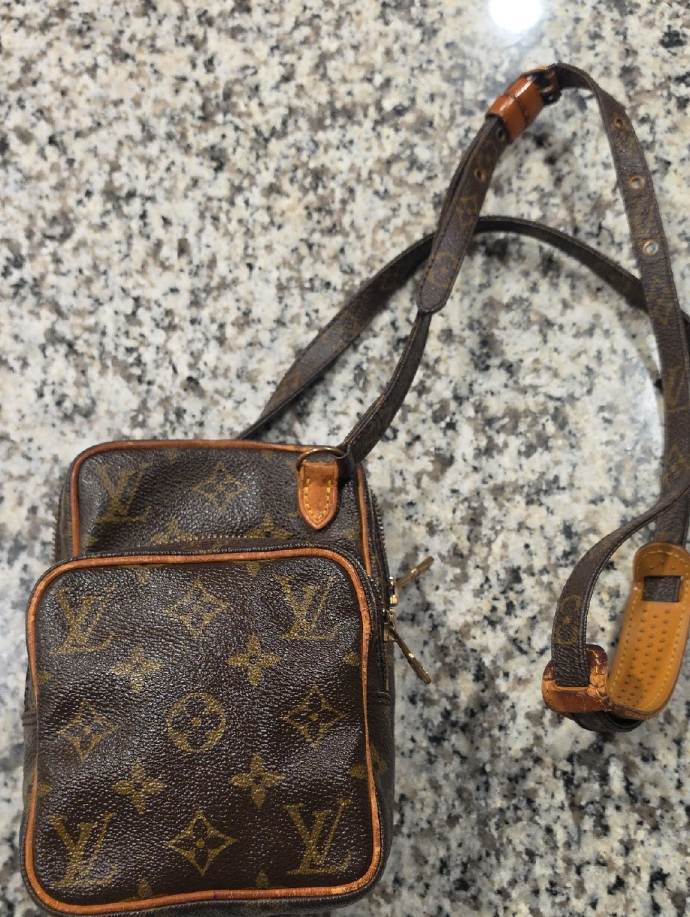 Louis Vuitton Brown Monogram Canvas Crossbody Bag